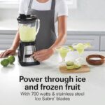 Power Elite Wave Action Blender – 40 oz Glass Jar, 12 Functions (Puree, Crush Ice), 700 Watts, Black - Image 2