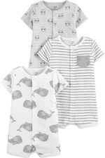 Baby 3-Pack Snap-up Rompers