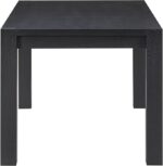 71-Inch Modern Farmhouse Rectangular Dining Table – Dining Room & Living Room Furniture, Effortless Assembly, Burnt Black - Image 2