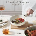 19-Piece Pots and Pans Set – Nonstick Cookware with Detachable Handle, Oven & Fridge Safe, Space-Saving Design, Induction Compatible, Cream White - Image 3