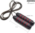 Adjustable Jump Rope – Tangle-Free Rapid Speed Skipping Rope with Ball Bearings for Women, Men & Kids – Exercise Jumprope for Home, School & Gym - Image 2