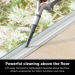 Upright Vacuum Cleaner – Navigator Lift-Away, Swivel Steering, HEPA Filter, Pet Hair Vacuum with Crevice Tool & Dusting Brush, for Carpets & Hard Floors, White/Silver (NV356E) - Image 3